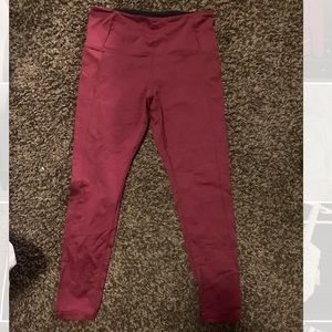 Red Tuff Leggings
